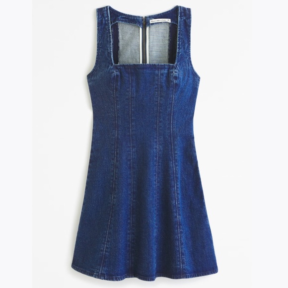 Abercrombie & Fitch Dresses & Skirts - Abercrombie Dark Denim Minidress size Medium Tall